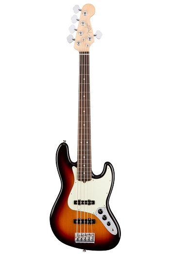 Fender American Pro Jazz Bass V, Rosewood Fingerboard, 3-Color Sunburst bass guitar