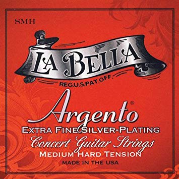 LaBella Argento Medium Hard Tension classical guitar strings