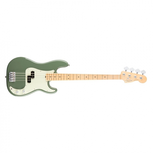 Fender American Pro Precision Bass Rosewood Fingerboard, Antique Olive bass guitar
