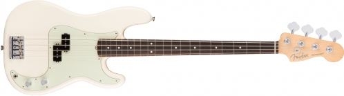 Fender American Pro Precision Bass Rosewood Fingerboard, Olympic White bass guitar