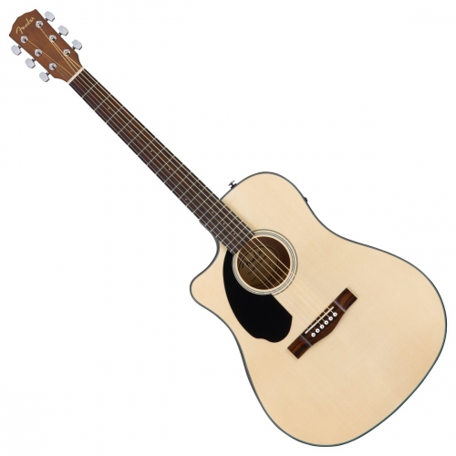 Fender CD-60SCE LH Natural electric acoustic guitar