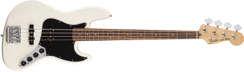 Fender Deluxe Active P Bass Special, Pau Ferro Fingerboard, Olympic White bass guitar