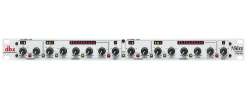 DBX 166 XS noise gate, compressor/limiter