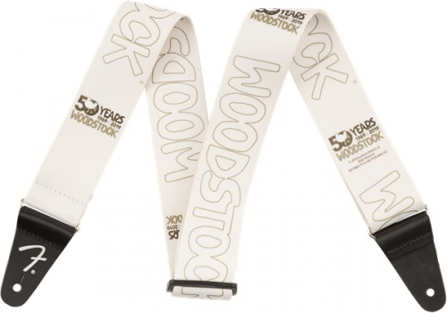 Fender Woodstock Strap White guitar strap