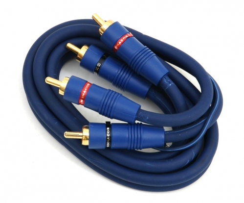 Monacor AC-080/BL audio cable 0.8m