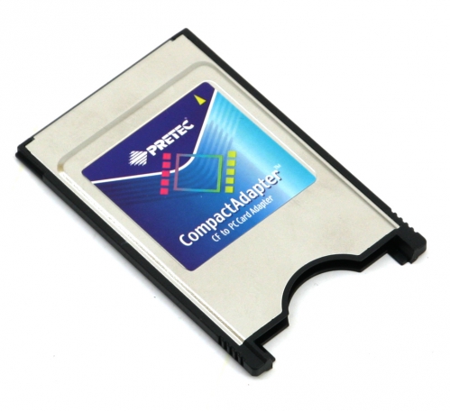 Pretec PCMCIA CompactFlash adapter
