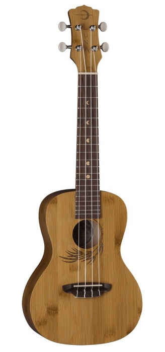 Luna Uke Bamboo concert ukulele with gigbag