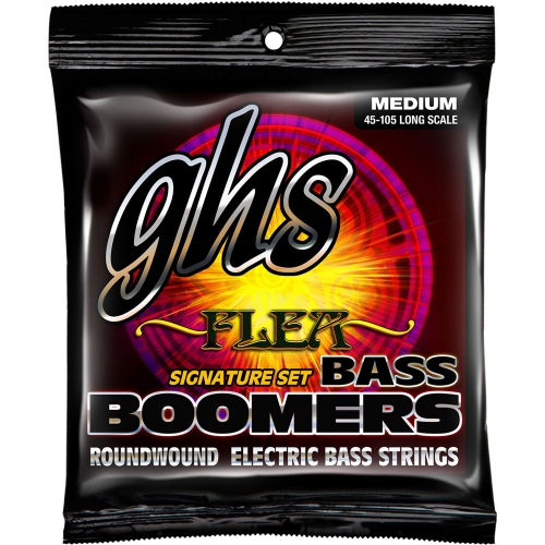 GHS M3045F Bass Boomers Flea SS bass guitar strings 45-105