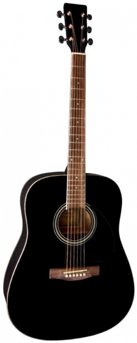 GEWA (PS501316) VGS D-10 acoustic guitar, black