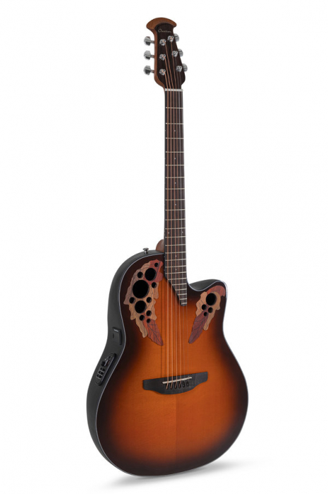 Ovation CE44-1 Celebrity Elite Mid Cutaway Sunburst electric acoustic guitar