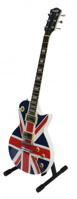 Indie Standard Designer Flag Union Jack electric guitar