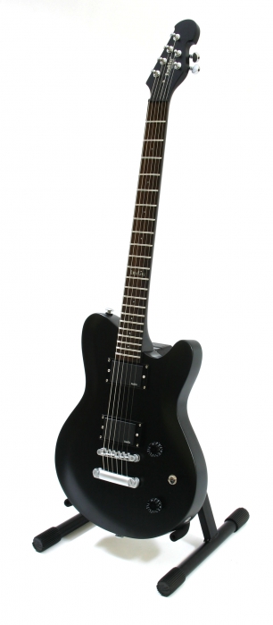 Indie Shape Standard mat black electric guitar