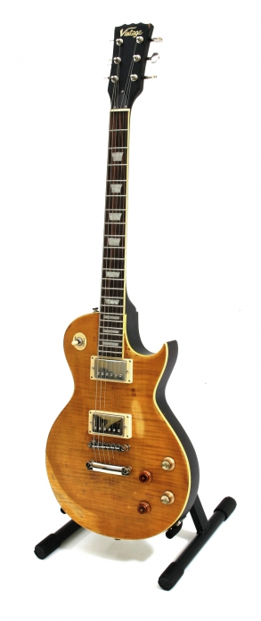 Vintage V100MRPGM Lemon Drop electric guitar