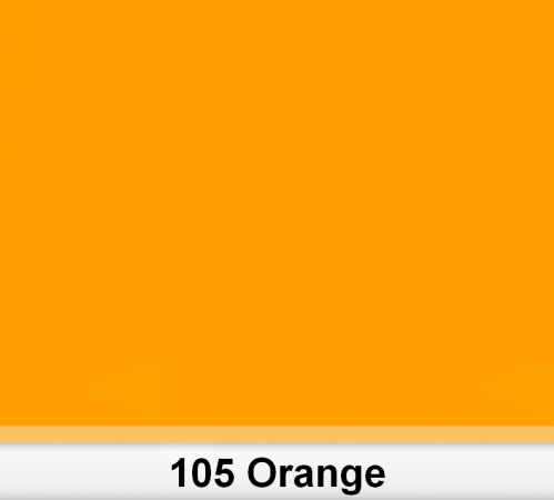 Lee 105 Orange colour filter, 25x25cm