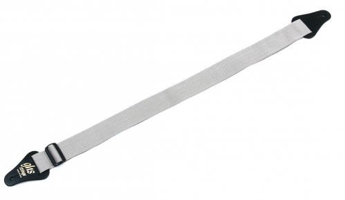 GHS A8SL guitar strap (2″ silver)