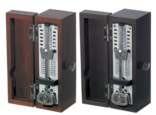 Wittner 903032 Taktell Wooden Super-Mini Metronome in Black Matte Wood 