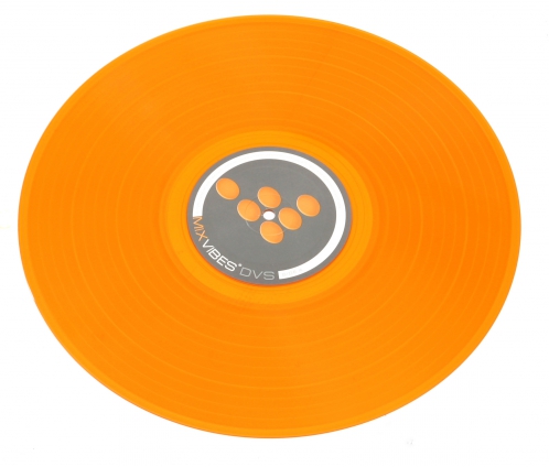 MixVibes Orange Vinyl V2B timecode disc