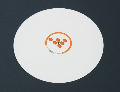 MixVibes White Vinyl V2B timecode disc