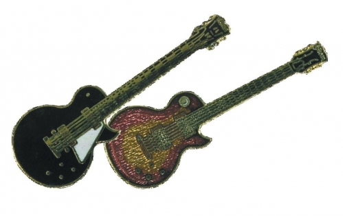 GEWA brooch guitar, gold color