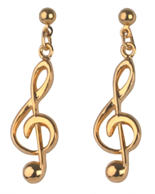 GEWA-980210 Earings, treble clef shape