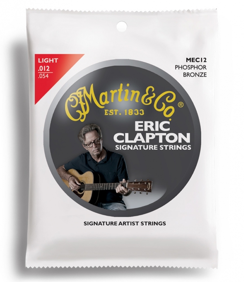 Martin MEC-12 Clapton′s Choice 92/8 Phosphor Bronze Acoustic Guitar Strings (12-54)