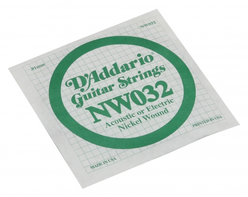 D′Addario NW032 Nickel Wound Electric Guitar String