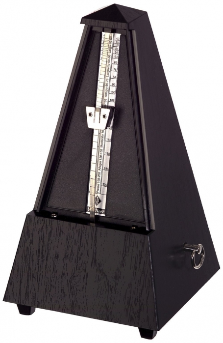 Wittner 845161 903304 Pyramid metronome, no accent (black)