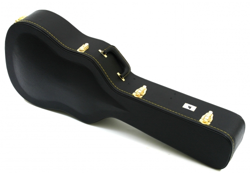 Kisielewski acoustic guitar case (black tolex)