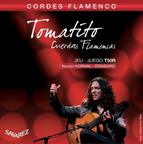 Savarez (656357) T50R Cordes Flamenco classical guitar strings, normal tension