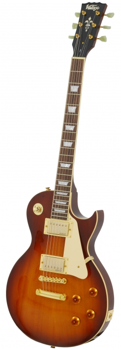 Vintage V100TSB Electric Guitar, Sunburst