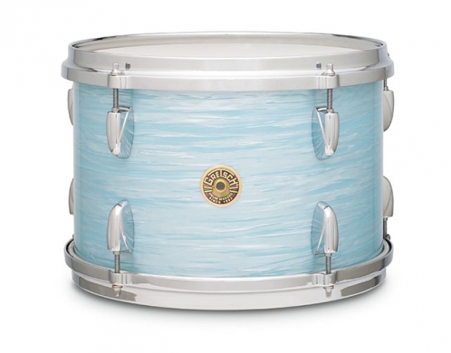 Gretsch Tom Tom Usa Broadkaster Nitron Wrap 13″ X 10″ Vintage Oyster White