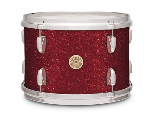 Gretsch Tom Tom Usa Broadkaster Nitron Wrap 15″ X 12″ Red Glass