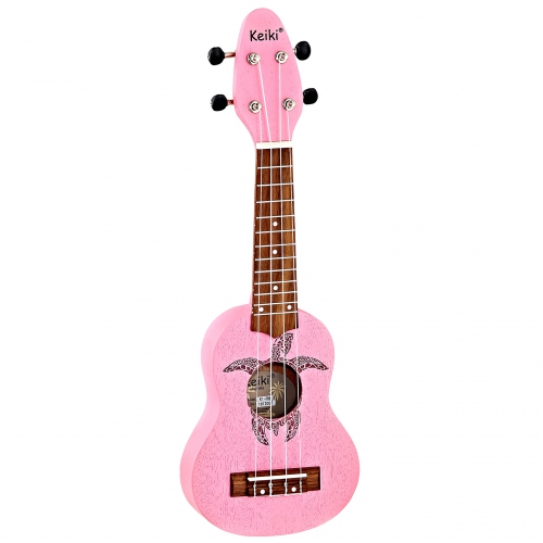 Ortega K1-PNK Keiki soprano ukulele, pink