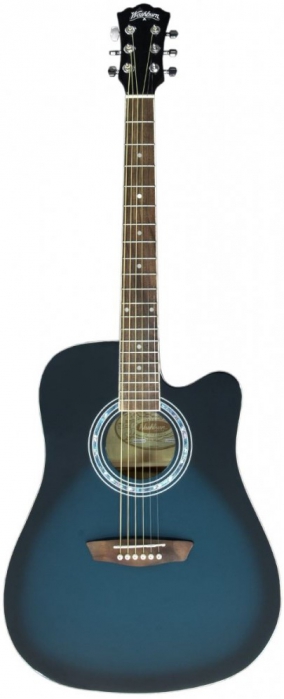 Washburn WA90 CE BLB electric acoustic guitar