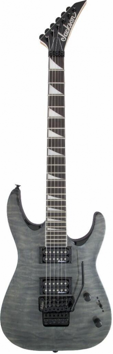 Jackson S Series Dinky Arch Top JS32Q DKA Amaranth Fingerboard Transparent Black  electric guitar