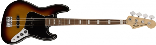 Fender 70s Jazz Bass Pau Ferro Fingerboard, 3-Color Sunburst bass guitar