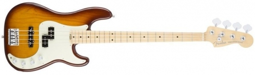 Fender American Elite Precision Bass Ash Maple Fingerboard, Tobacco Burst bass guitar
