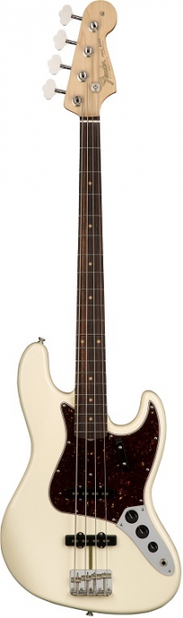 Fender American Original ′60s Jazz Bass Rosewood Fingerboard, Olympic White bass guitar