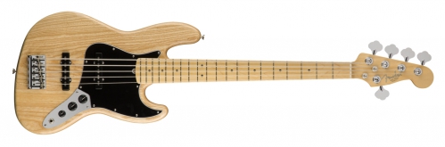 Fender American Pro Jazz Bass V, Ash, Maple Fingerboard, Natural bass guitar