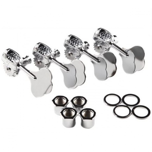 Fender Deluxe ″F″ Stamp Bass Tuning Machines, Chrome