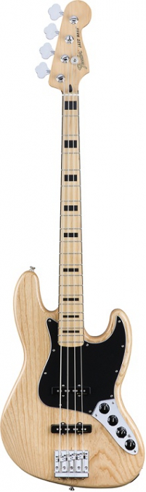 Fender Deluxe Active Jazz Bass Ash, Maple Fingerboard, Natural bass guitar