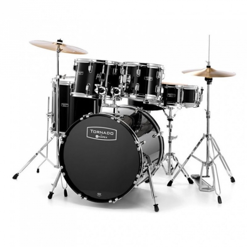 Mapex TND5044T Dark Black Tornado drum kit