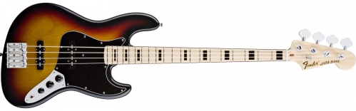 Fender Deluxe Jazz Bass Active V, Ebonol Fingerboard, 3-Color Sunburst bass guitar