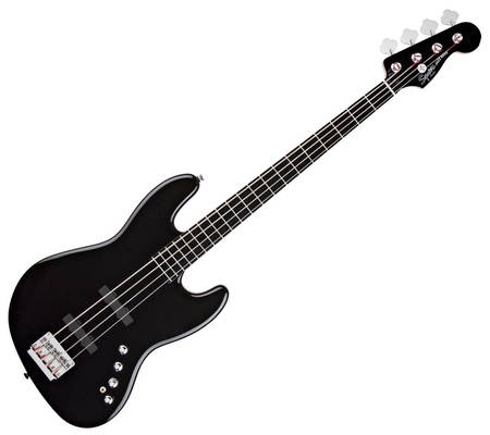 Fender Deluxe Jazz Bass Active IV, Ebonol Fingerboard, Black bass guitar