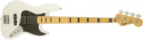 Fender Squier Vintage Modified Jazz Bass ′70S Olympic White bass guitar