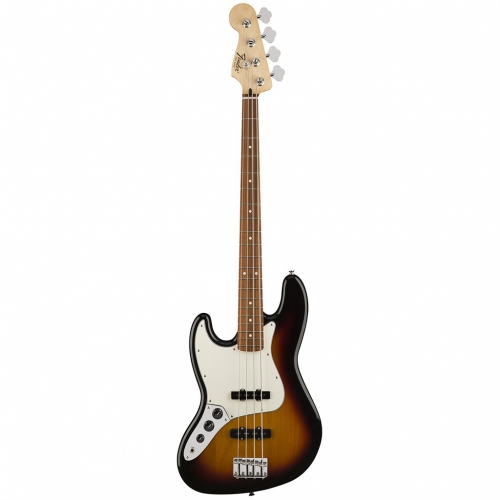 Fender Standard Jazz Bass Left-Handed, Pau Ferro Fingerboard, Brown Sunburst bass guitar