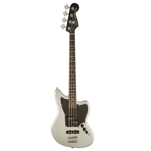 Fender Vintage Modified Jaguar Bass Special SS, Rosewood Fingerboard, Silver bass guitar