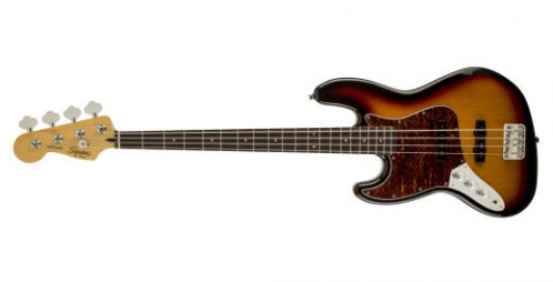 Fender Vintage Modified Jazz Bass Left-Handed, Laurel Fingerboard, 3-Color Sunburst bass guitar