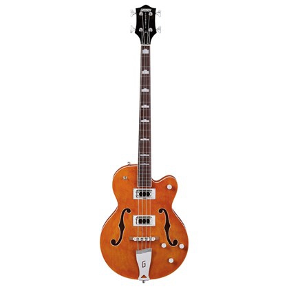 Gretsch G5440LSB Electromatic Hollow Body 34″ Long Scale Bass, Rosewood Fingerboard, Orange bass guitar