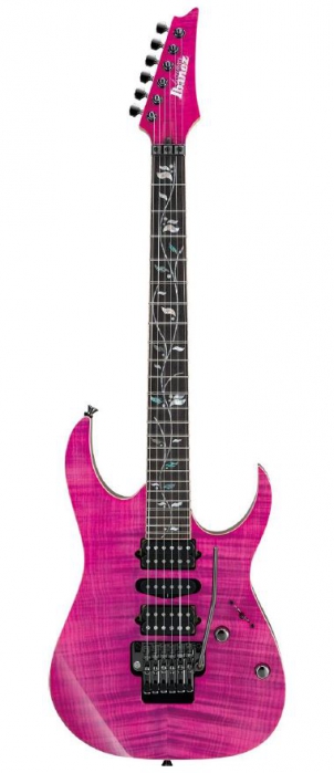 Ibanez RG8570Z-RPK e-guitar j-custom 6-str. rhodonite pink incl. case, prestige